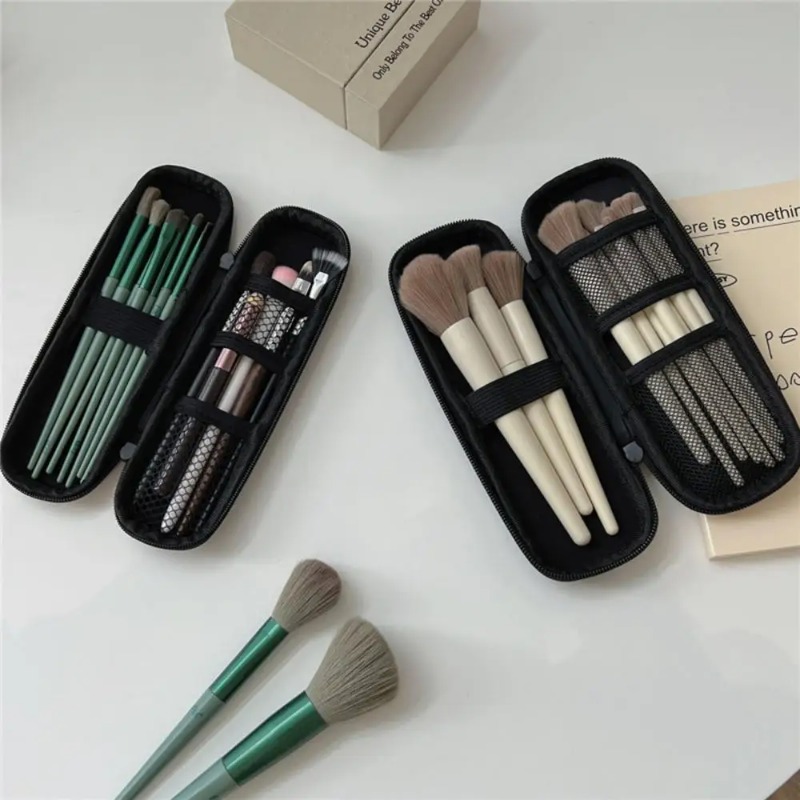 Beauty Makeup Women - 1pc Black Cosmetic Bag Waterproof Double