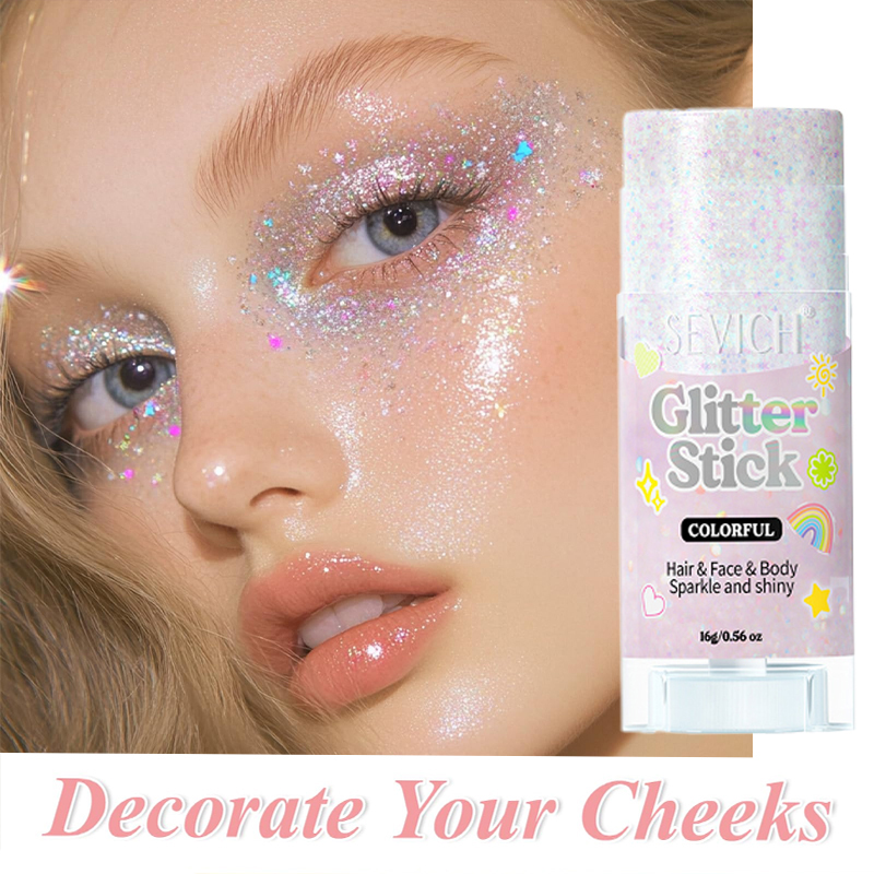 Body Shimmer Lotion - Mermaid Sequin Body Glitter Gel Glitter