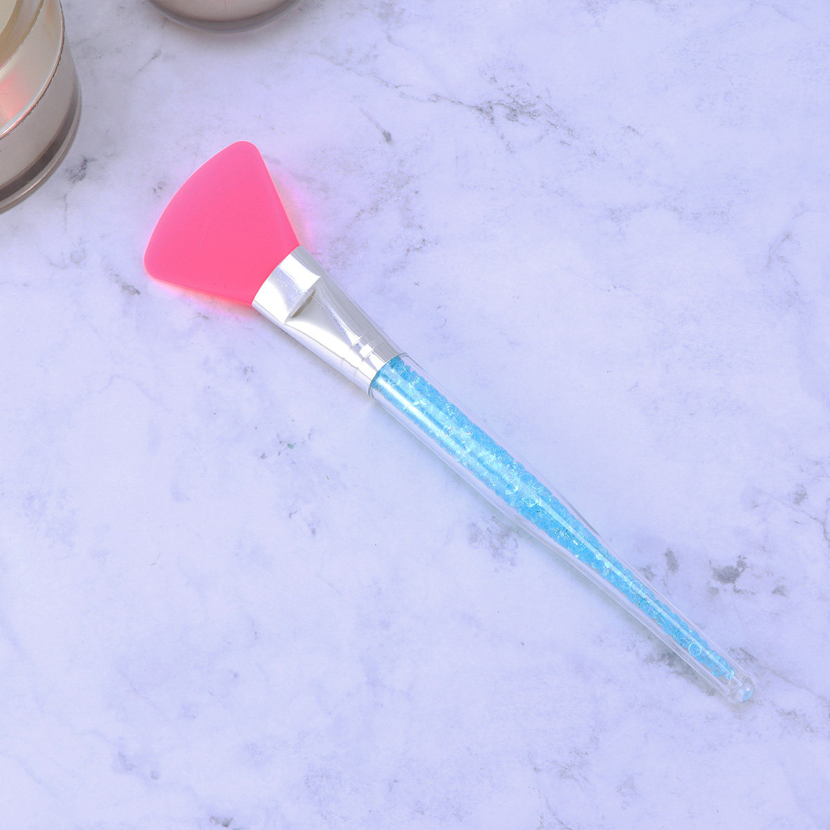 Silicone Face Mask Brush Blue  - Beauty Makeup Women review and price