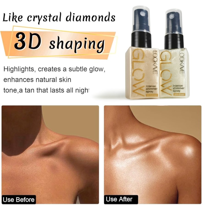 Shimmer Oil Spray Waterproof L - Body Shimmer Lotion review and price