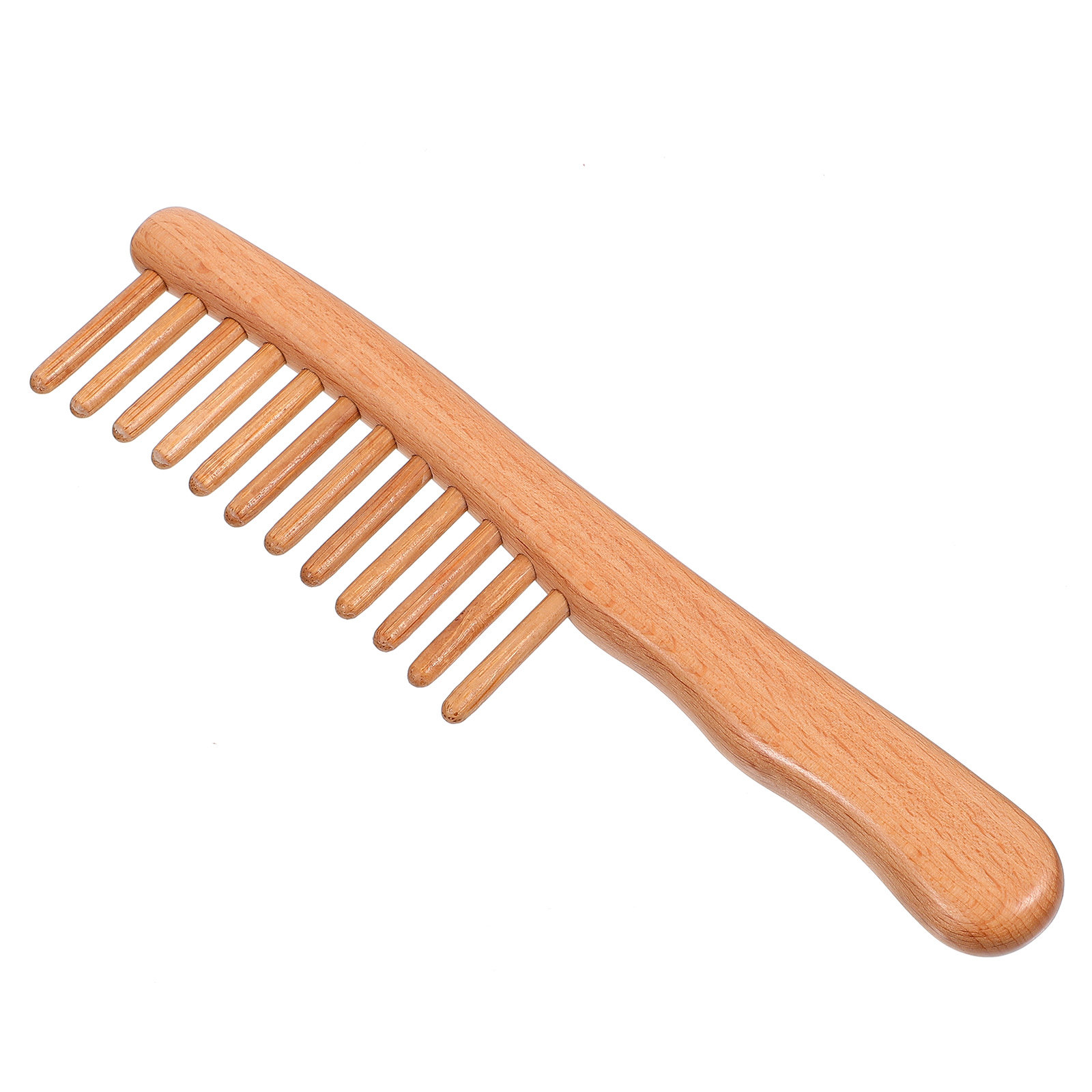 1Pcs Polished Natural Wood Mas - Hair Scalp Massager review and price