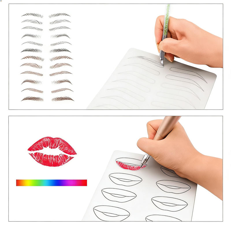 Silicone Tattoo Lips Practice  - Beauty Makeup Training review and price