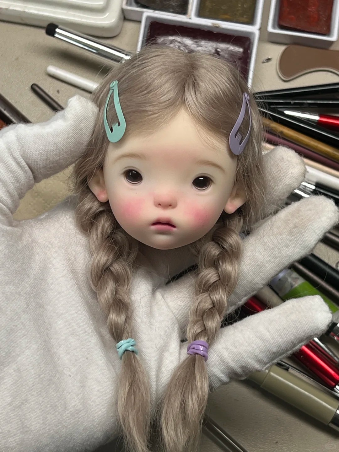 SD BJD Doll 1/6 Landoudou Head - Beauty Makeup Girl review and price