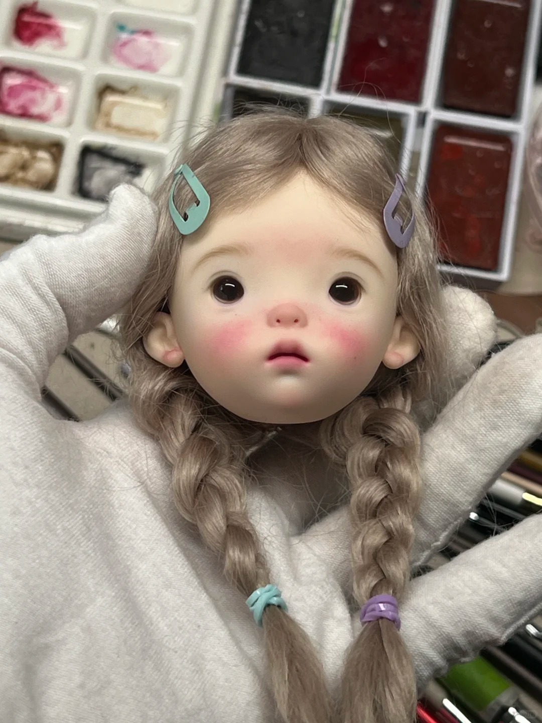SD BJD Doll 1/6 Landoudou Head - Beauty Makeup Girl review and price