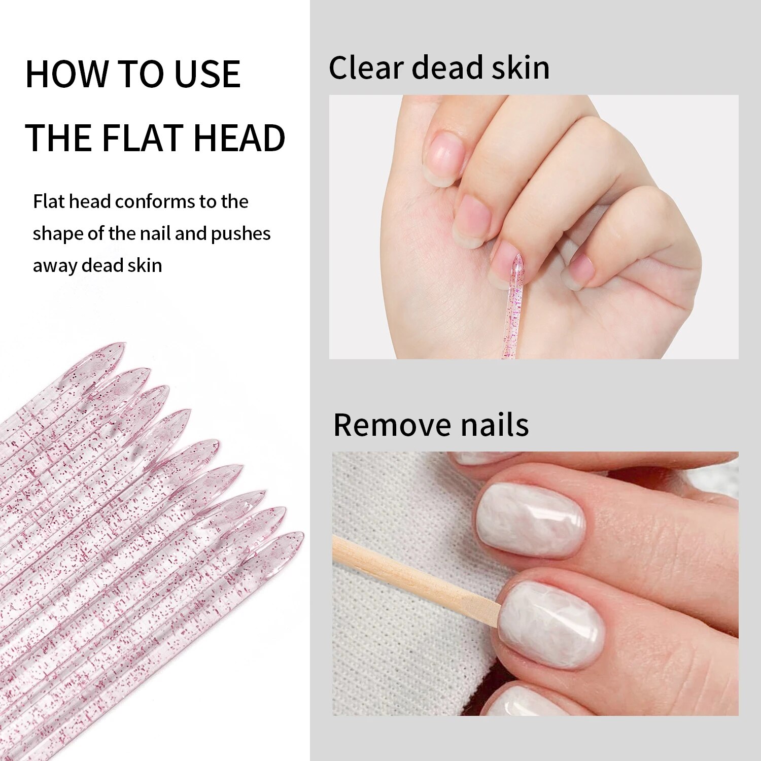 50 Pcs Nail Cuticle Pusher Cry - Contour Palette Stick review and price