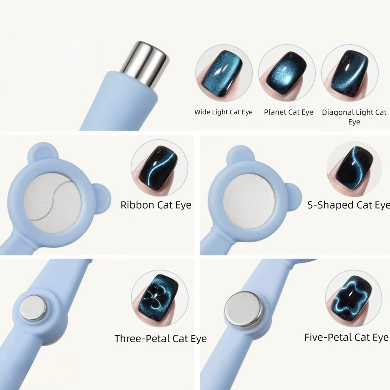 7 In 1 Cat Eye Nail Art Magnet - Contour Palette Stick review and price