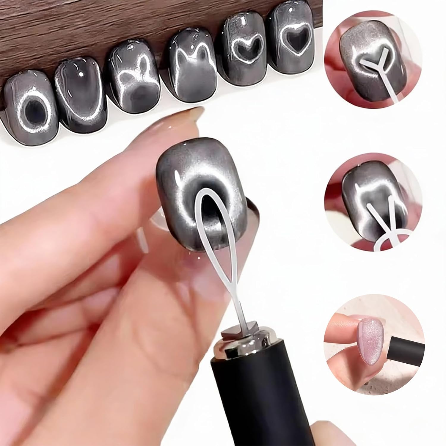 10Pcs Cat Eye Nail Magnet Set  - Contour Palette Stick review and price