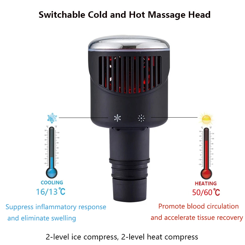 New Heat-Cold Fascia Gun Massa - Hair Scalp Massager review and price