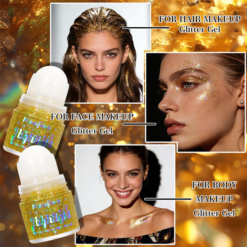 Roll-on Glitter Highlight Mult - Body Shimmer Lotion review and price