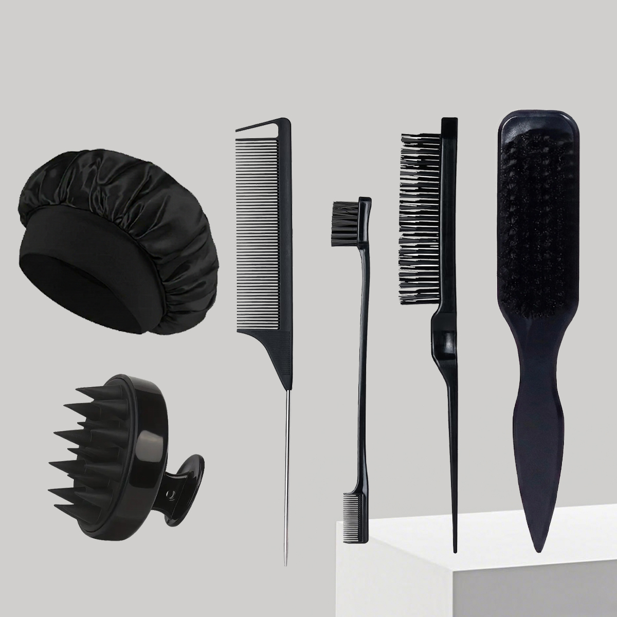 6pcs hair styling tool set - s - Hair Scalp Massager review and price
