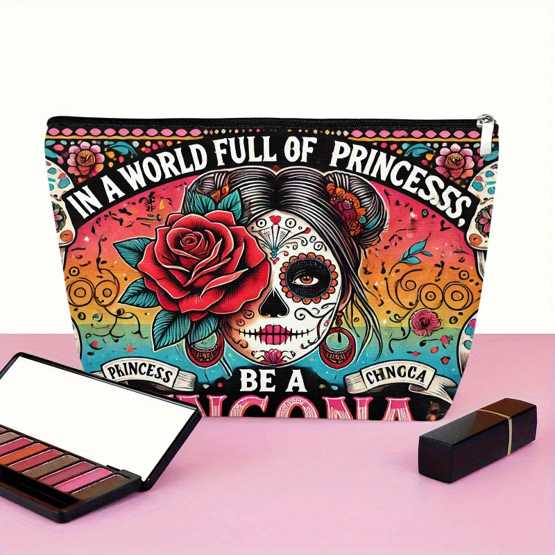 A Flower and skull cosmetic ba - Beauty Makeup Women review and price