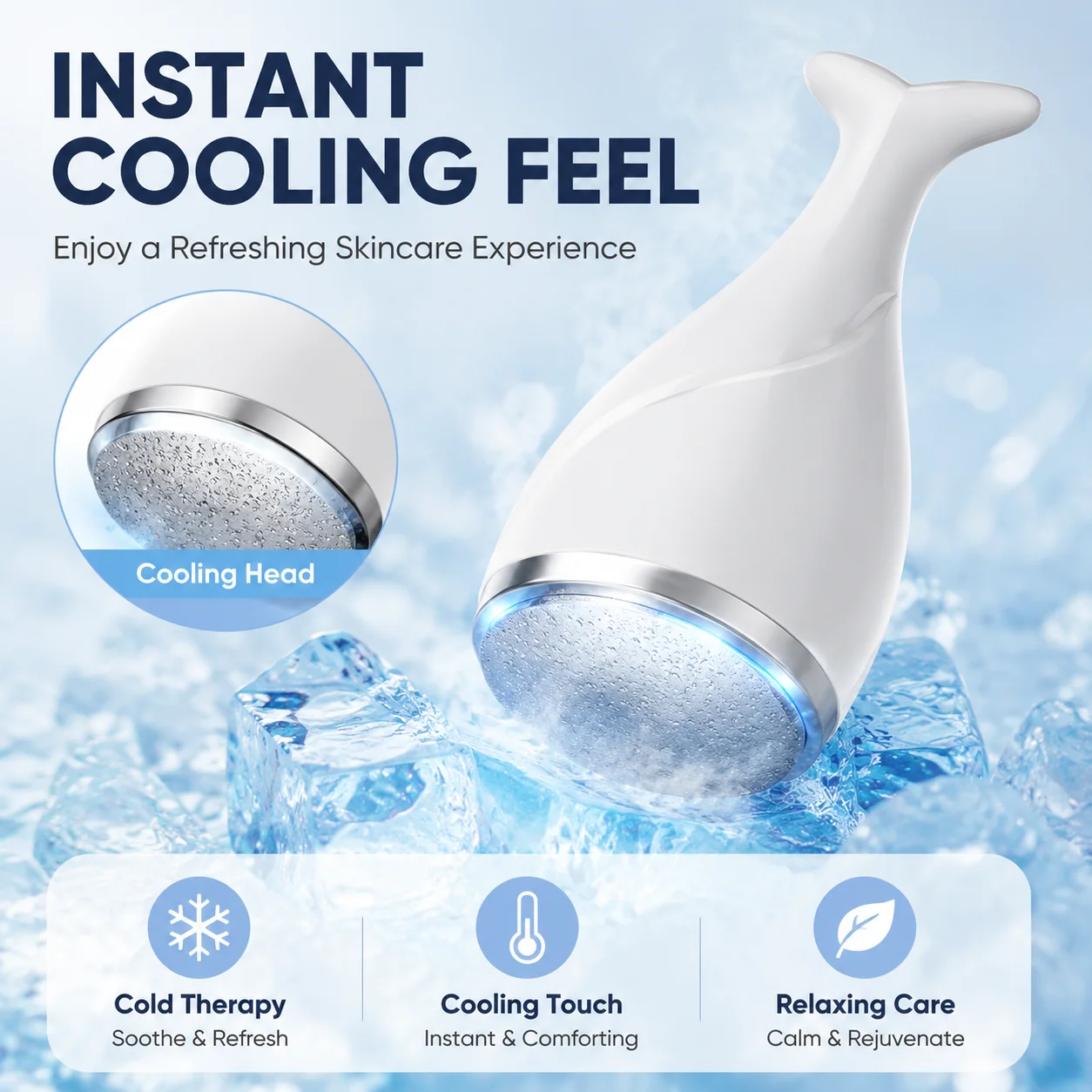 Fish Tail Ice Roller Facial Ma - Hair Scalp Massager review and price