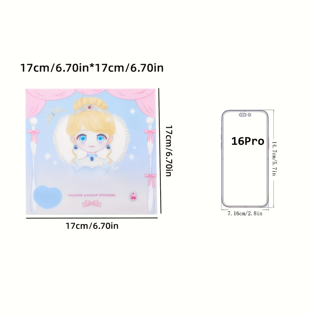 Princess Makeup Stickers, DIY  - Beauty Makeup Games For Girls review and price
