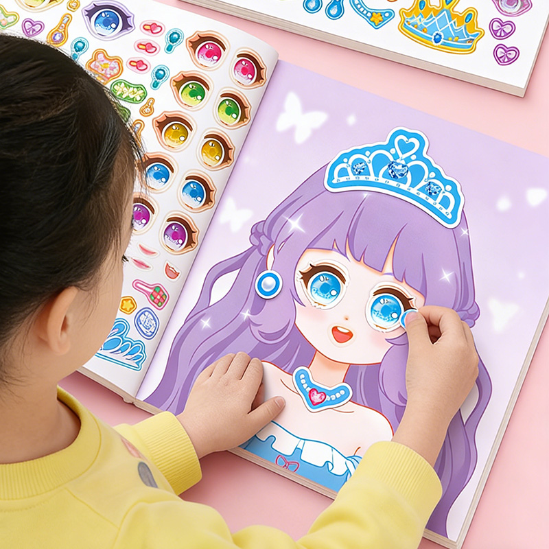 Princess Makeup Stickers, DIY  - Beauty Makeup Games For Girls review and price