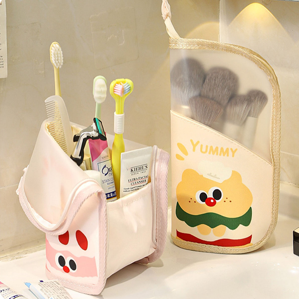 1Pcs Cosmetic Bag Travel Stand - Beauty With Makeup review and price