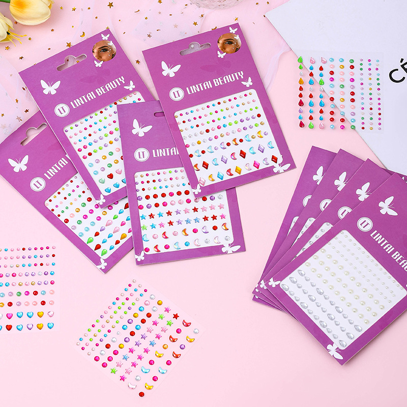 Hot Selling Face Gems Stickers - Beauty With Makeup review and price