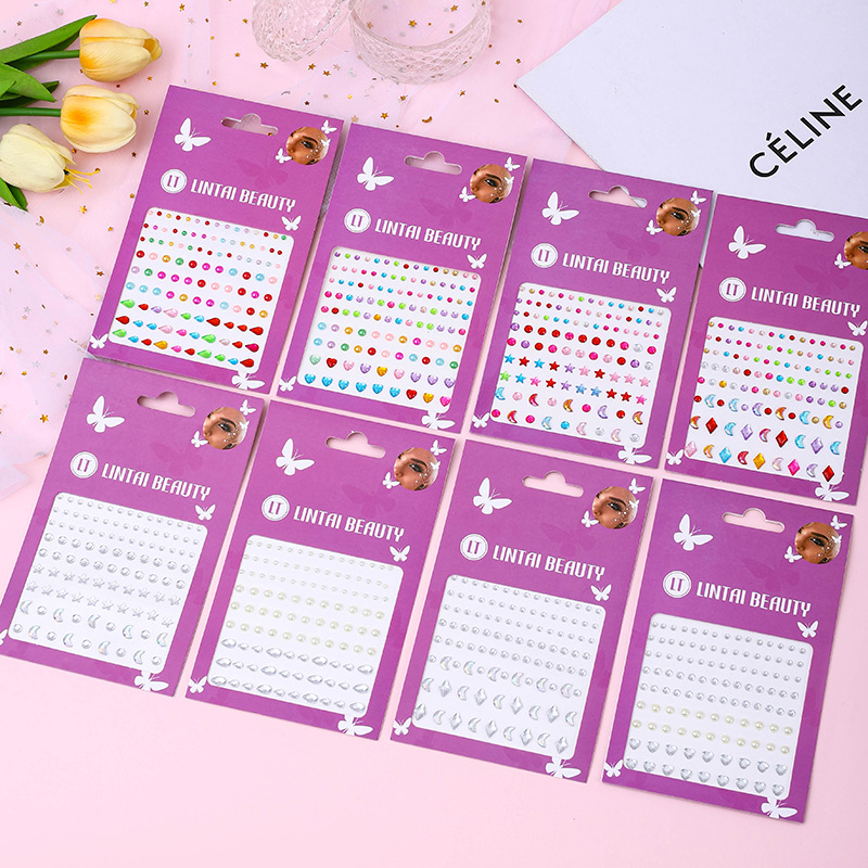 Hot Selling Face Gems Stickers - Beauty With Makeup review and price