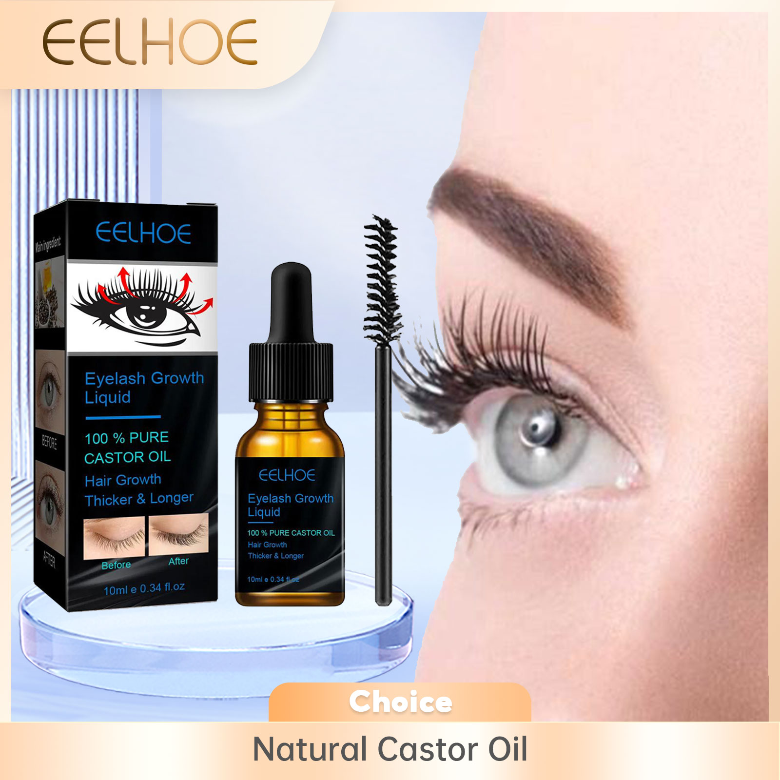 Castor Oil Eyelash Growth Seru - Lash Serum Growth review and price