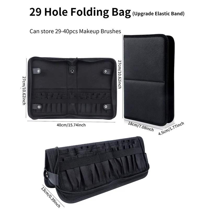 29/23 Holes Foldable Makeup Br - Beauty Makeup Women review and price