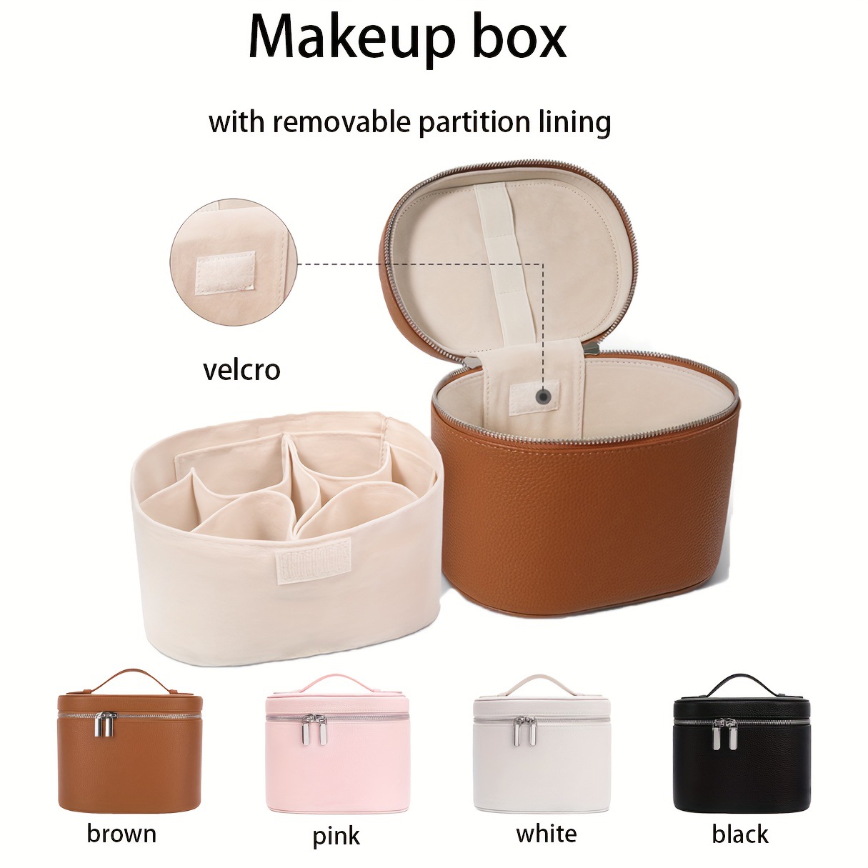 Large Capacity PU Leather Make - Beauty Makeup Women review and price
