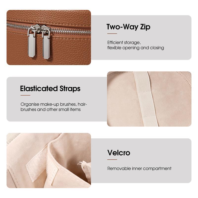 Large Capacity PU Leather Make - Beauty Makeup Women review and price