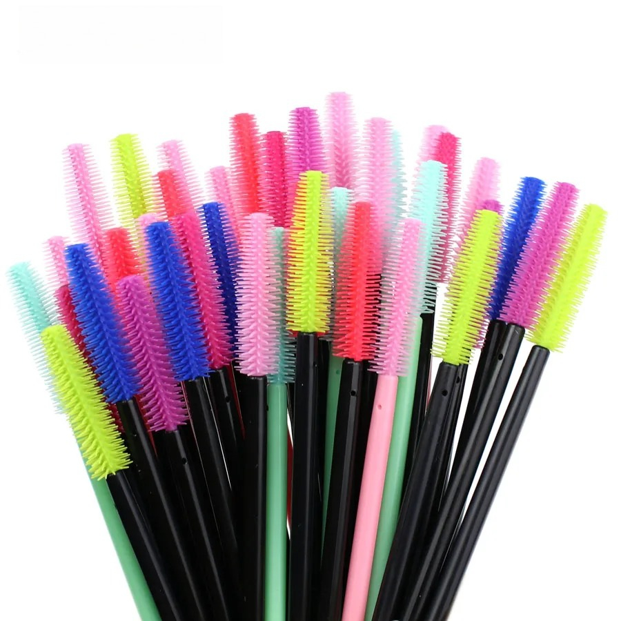 50pcs Silicone Mascara Wands A - Beauty Makeup Women review and price